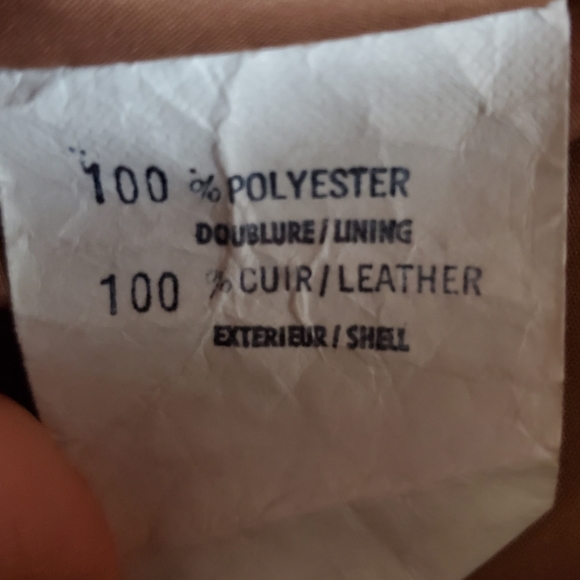 Vintage Genuine Leather Jacket 3 ways to wear - Trendy! with dropped armhole - Picture 13 of 13